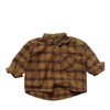 MyKids-Usa Baby Plaid Pattern Vintage Style Lapel Design Shirt - 2 of 4