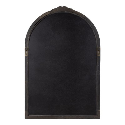 Astrid Gold Arched Ornate Bathroom Vanity Mirror