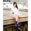Pavilion Gift Company - Nauti Girl - Ladies Cotton Blend Sock - Socks - 2 of 4