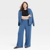 Women's Mid-Rise Sandwash Pull-On Knit Leisure Utility Pants - A New Day™ - 3 of 3