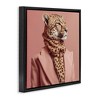 Stupell Industries Fashionable Cheetah Portrait, 25" x 25" - 3 of 4
