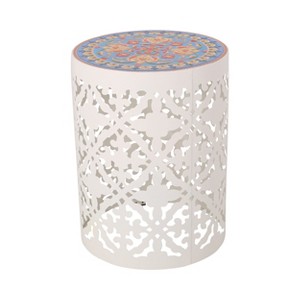 Vynxaria Outdoor  SIDE TABLE All Weather small Coffee Table for Garden Yard Patio Deck Balcony Shed Front Porch - 1 of 4
