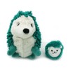 TriAction Toys Les Delingos Ptipotos Mom and Baby Hedgehog | Green - 2 of 3