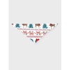 Family Christmas Pajamas All Over Reindeer Print Long-sleeve with Christmas Socks (SGS Certied Safety) Red+White - 4 of 4