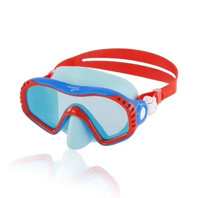 Photo 1 of ****2 PACK**** Speedo Junior Wave Watcher Mask - Spicy Orange/Celeste