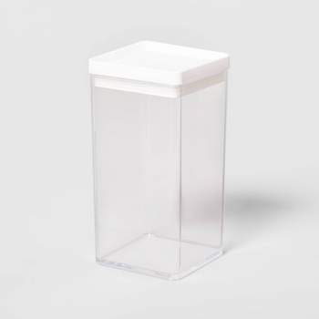 5.8c Tall Square Plastic Food Storage Container - Brightroom