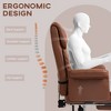 NicBex Executive Office Chair with Footrest, Ergonomic Gaming Chair with Lumbar Support and High-Back, Swivel Lounge Chair for Office - 4 of 4