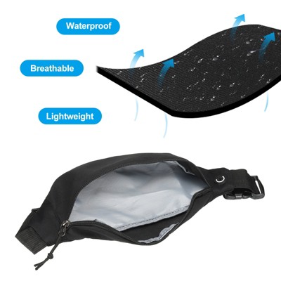 Unique Bargains Waterproof Adjustable Strap Ample Storage Fanny Pack for Traveling - image 4