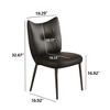 Gaoyangjiaju 19.29 in. Modern Microfiber Leather Dining Chair - 3 of 4