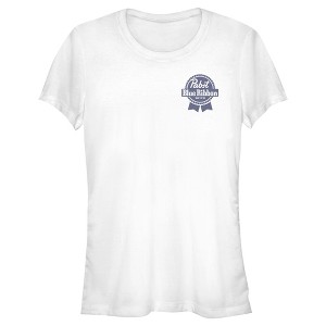 Pabst Small Pocket Blue Ribbon Logo T-Shirt - 1 of 4