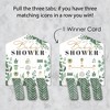 Big Dot of Happiness Boho Botanical Baby - Greenery Baby Shower Game Pickle Cards - Pull Tabs 3-in-a-Row - Set of 12 - 3 of 4