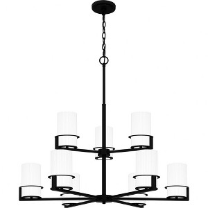 Quoizel Lighting Seymour 9 - Light Chandelier in  Matte Black - 1 of 1