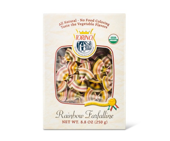Torino Rainbow Farfalline Pasta - 8.8oz