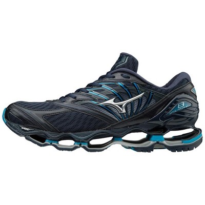 Mizuno Men's Wave Prophecy 8 Running Shoe Mens Size 12.5 In Color Blue Wing  Teal-Silver (Bw73)