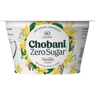 Chobani Zero Sugar Vanilla Nonfat Greek Yogurt - 5.3oz