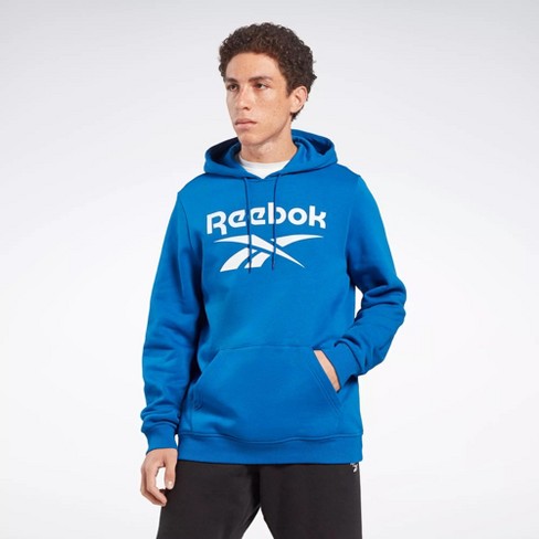 Reebok Identity Fleece Stacked Logo Mens 2xl Vector Blue : Target