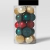 25ct Christmas 30mm Ornament Set Red/Gold/Green - Wondershop™ - 3 of 3