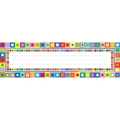 Barker Creek Retro Desk Tag 12" L x 3 1/2" W 36/Pack LL1409