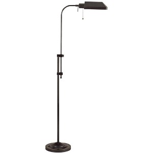 Cal Lighting BO-117FL-DB Pharmacy Floor Lamp 46 Inches Adjustable-Height 100-Watt, Dark Bronze - 1 of 4