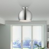 Livex Lighting Piedmont 1 - Light Semi-Flush Mount in  Brushed Aluminum - 3 of 4