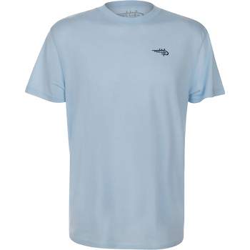 Reel Life Stinson Slub Pocket Fish Silhouette T-shirt - Xl - Angel