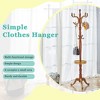 KTMBDW Coat Rack Freestanding Wood Coat Tree Rack with 8 Hooks, Creative Design Tree Branch-look, Standing Clothes Hanger Stand for Bedroom - 4 of 4
