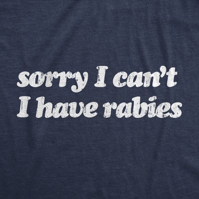 Мужские футболки Crazy Dog T-Shirts, Inc. Mens Funny T Shirts Sorry I Cant Have Rabies Sarcastic Graphic Novelty Tee for Men - Crazy Dog Men's T Shirt With Sarcastic Sayings Navy M — фото 2