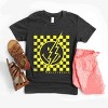 The Juniper Shop SmileyWorld Checkered Lightning Distressed Youth Short Sleeve Tee - 4 of 4