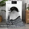 Washable Large Area Rug, Ultra-Thin Non-Slip Modern Abstract Foldable Low Pile Floor Carpet for Living Room Bedroom Dining - 4 of 4