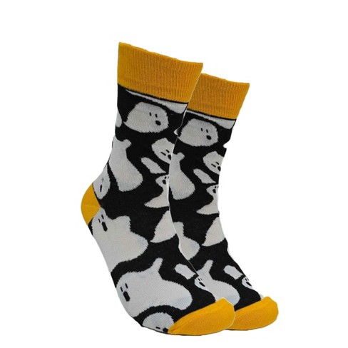 Ghost Socks Women Sock Size 9-11 (Women's Sizes Adult Medium) - Black from the Sock Panda - image 1 of 3