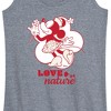 Women's - Disney - Love Nature Minnie Mouse Graphic Racerback Tank - 2 of 4