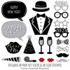 Big Dot Of Happiness Hello New Year Glasses - Paper Card Stock 2024 Nye  Party Photo Booth Props Kit - 10 Count : Target