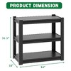 Lyngins Adjustable 3-Tier Fish Tank Rack Shelf, Heavy-Duty Steel Shelving Unit for 20-30 Gallon Aquariums, Rust-Proof & Easy Assembly Storage Shelves - 2 of 4