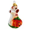 Christopher Radko 3.25 In Scary Beary Ornament Ghost Bear Pumpkin Tree Ornaments - 3 of 3