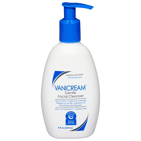 Мягкое очищающее средство для лица Vanicream для чувствительной кожи, 8 fl oz