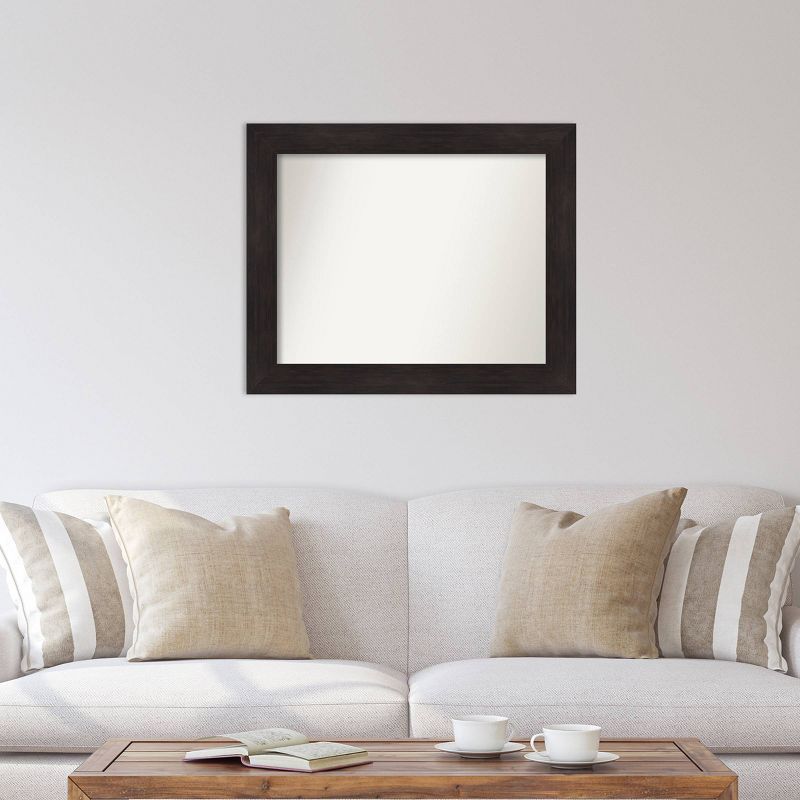 34&#34; x 28&#34; Non-Beveled Furniture Espresso Wall Mirror - Amanti Art, 6 of 10