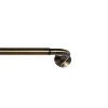 Versailles Privacy Wraparound Rod Set - Antique Brass - 3 of 3