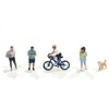 "Weekend Warriors" 6 piece Diecast Figure Set Limited Edition to 2400 pieces Worldwide for 1/64 Scale Models by American Diorama - 2 of 3