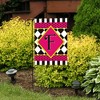 Briarwood Lane Everyday Garden Flag 12x18 For Outdoor Neon Checkerboard Monogram - F Garden Flag Flags For Outside - 3 of 4