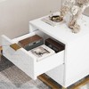 Whizmax 2 Drawer Dresser for Bedroom, Wood Dresser＆Chest of Drawers, Modern Dressers with Gold Metal Handles for Living Room, Hallway, Entryway - 4 of 4