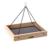 Birds Choice Hanging Platform Novelty Bird Feeder 3" Taupe: Weather-Resistant, UV-Protected, Easy-Clean Design - 2 of 3