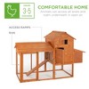 Best Choice Products 80in Wooden Chicken Coop Multi-Level Hen House, Poultry Cage w/ Wire Fence for 4 Birds, Farm - 2 of 4