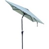 PAGED Rectangular Patio Umbrella Outdoor Market Umbrella with Tilt, Crank and 6 Ribs for Garden and Poolside, Base Not Included - 3 of 4