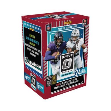 2025 Panini NFL Optic Donruss Football Trading Card Blaster Box