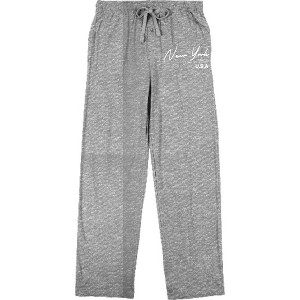 80th Street, New York, NY 10075 USA Men's Sleep Pajama Pants - 1 of 2