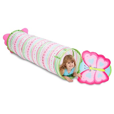 Melissa & Doug Sunny Patch Cutie Pie Butterfly Crawl-Through Tunnel (almost 5 feet long)