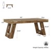 Tribesigns 63" Wood Executive Desk, Home Office Computer Desk with Double Pedestal, Study Writing Table, Business Workstation for PC Laptop - 3 of 4
