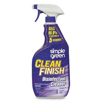 Simple Green Clean Finish Disinfectant Cleaner, Herbal, 32 oz Spray Bottle, 12/Carton