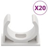 vidaXL Cable Trunkings with Clips Ã˜1.2" 32.8' PVC - 4 of 4