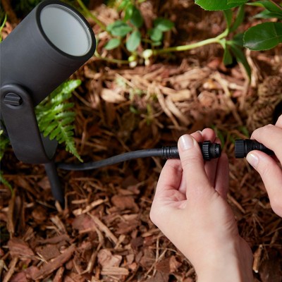 Philips Hue Black Matte Chrome Outdoor LED Smart Spot Light